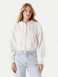 Tommy Jeans Bluza Linear DW0DW21163 Écru Boxy Fit. Bluzy damskie Tommy Jeans, xl, bez wzorów, z bawełny, bez kaptura. Za 329.99 zł.