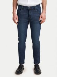 Bugatti Jeansy 3278D 96635 Granatowy Slim Fit. Niebieskie jeansy męskie Bugatti. Za 449.99 zł.