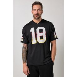 Męska Trykot WM fitness rękaw 1/2 do 8 XL. Czarne koszulki sportowe męskie JAY-PI, m, bez wzorów, z materiału, bez kołnierzyka, bez ramiączek, na fitness i siłownię. Za 139.99 zł.