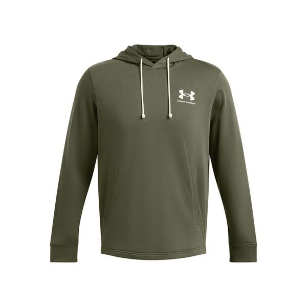 Bluza z kapturem Under Armour Rival Terry LC. Białe bluzy męskie Under Armour, bez wzorów, z kapturem, na fitness i siłownię. Za 294.50 zł.