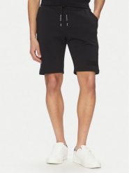 Paul&Shark Szorty sportowe 25411850 Czarny Regular Fit. Czarne krótkie spodenki sportowe męskie PAUL&SHARK, m, bez wzorów, z bawełny. Za 599.99 zł.