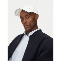 Czapka z daszkiem Tommy Hilfiger. Białe czapki i kapelusze męskie Tommy Hilfiger, bez wzorów. Za 129.99 zł.
