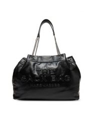 Marc Jacobs Torebka The Large Chain Sack Bag 2S5HSH025H02 Czarny. Czarne torebki do ręki damskie Marc Jacobs, bez wzorów, ze skóry, bez dodatków. Za 1,919.00 zł.