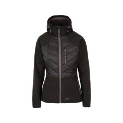 Trespass Elvira - Damski softshell czarny. Czarne kurtki damskie Trespass, bez wzorów, z softshellu, bez kaptura. Za 250.15 zł.