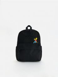 Plecak The Simpsons - czarny. Czarne torby i plecaki dziecięce Reserved, z materiału, małe. Za 99.99 zł.