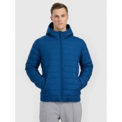 Kurtka męska 4F M598 ciemny granat 4FWAW25TDJAM598. Czarne kurtki męskie 4f, m, bez wzorów, rowerowe. Za 249.00 zł.