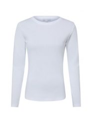 Brookshire koszulka z długim rękawem Kobiety Bawełna biały, XXXL. Białe t-shirty damskie brookshire, uniwersalny, bez wzorów, z bawełny, klasyczne, bez kołnierzyka. Za 99.95 zł.