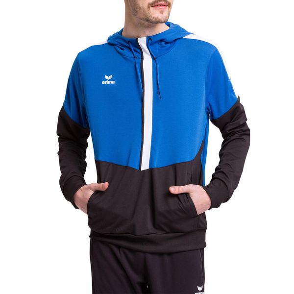 Bluza Erima Squad. Czarne bluzy sportowe męskie Erima, m, bez wzorów, z kapturem, na fitness i siłownię. W wyprzedaży za 149.50 zł.