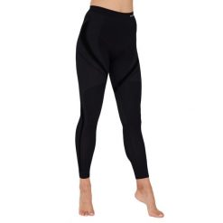 Spodnie damskie Brubeck FITNESS. Czarne spodnie sportowe damskie Brubeck, bez wzorów, z elastanu, na fitness i siłownię. W wyprzedaży za 50.99 zł.