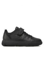 Geox Sneakersy J Nebcup B. B J02AZB 04314 C9999 M Czarny. Czarne buty sportowe chłopięce Geox, bez wzorów, ze skóry, bez zapięcia. Za 269.99 zł.