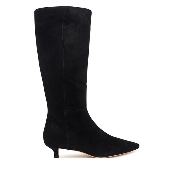 Kozaki LAUREN RALPH LAUREN. Czarne kozaki damskie Lauren Ralph Lauren, bez obcasa, na szpilce. Za 1,299.00 zł.
