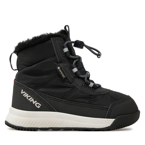 Śniegowce Viking. Czarne śniegowce dziewczęce Viking, bez zapięcia. Za 399.99 zł.