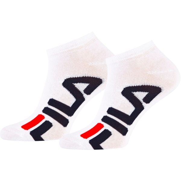 Skarpety unisex FILA invisible socks 2 pary. Białe skarpety męskie Fila, bez wzorów. Za 21.99 zł.