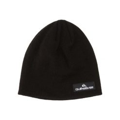 Czapka zimowa dla Mężczyzn CUSHY Czarny. Czarne czapki i kapelusze męskie Quiksilver, na zimę, bez wzorów, z dzianiny, sportowe. Za 119.00 zł.