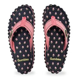 Japonki damskie Gumbies Islander Flip-Flops. Czerwone klapki damskie Gumbies, bez wzorów, bez obcasa. Za 86.99 zł.