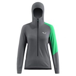 Bluza z kapturem damska Salewa NXT 00-00000290620531. Zielone bluzy damskie Salewa, l, bez wzorów, z syntetyku, z kapturem. Za 531.16 zł.