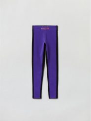 OVS Legginsy 1898239 Fioletowy Slim Fit. Fioletowe legginsy dla dziewczynek OVS, bez wzorów, z bawełny. Za 39.99 zł.