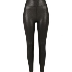 Damskie legginsy z wysoką talią z faux skóry Urban Classics. Czarne legginsy damskie Urban Classics, m, bez wzorów, z dżerseju. Za 109.10 zł.