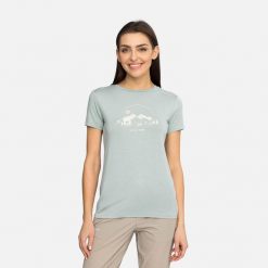 T-shirt damski VIKING Lenta Bamboo Light Lady. Niebieskie t-shirty damskie Viking, bez wzorów, bez kołnierzyka. Za 139.90 zł.