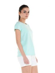 Koszulka na co dzień na siłownię. Brązowe koszulki sportowe damskie LEONE 1947 APPAREL, s, bez wzorów, bez kołnierzyka. Za 42.06 zł.