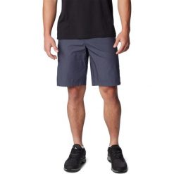 Szorty męskie Columbia Washed Out. Niebieskie krótkie spodenki sportowe męskie Columbia, m, bez wzorów, z bawełny, trekkingowe. W wyprzedaży za 152.10 zł.