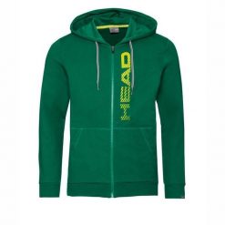 Bluza z kapturem męska Club Fynn. Zielone bluzy męskie Head, m, bez wzorów, z bawełny, z kapturem. Za 200.25 zł.