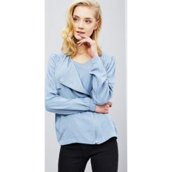 Kurtka z asymetrycznym zamkiem. Kurtki damskie MOODO, l, bez wzorów. Za 39.99 zł.
