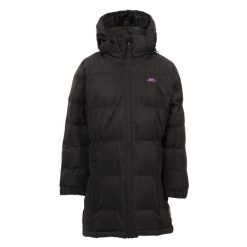 Trespass Tiffy - Kobieta Jkt Black. Czarne kurtki snowboardowe damskie Trespass, bez wzorów, bez kaptura, narciarskie. Za 234.95 zł.