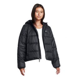Kurtka damska Under Armour Insulate LW. Czarne kurtki damskie Under Armour, xs, bez wzorów, bez kaptura. Za 443.05 zł.