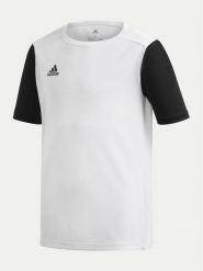 Adidas T-Shirt Estro 19 DP3221 Biały Regular Fit. Białe t-shirty dla chłopców Adidas, bez wzorów, z syntetyku, bez ramiączek. Za 49.99 zł.