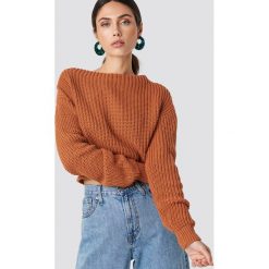 Glamorous Sweter z dzianiny - Orange. Swetry damskie marki Glamorous. Za 141.95 zł.