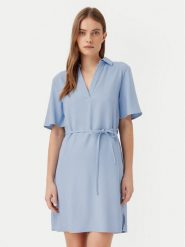 JDY Sukienka codzienna Olli 15341086 Niebieski Regular Fit. Niebieskie sukienki damskie JDY, na co dzień, s, bez wzorów, z wiskozy, bez kołnierzyka, bez ramiączek, proste. Za 79.99 zł.