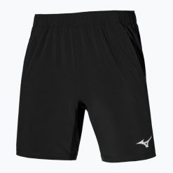 Spodenki do biegania męskie Mizuno 8 In Flex. Czarne krótkie spodenki sportowe męskie Mizuno, m, bez wzorów, do biegania. Za 129.99 zł.