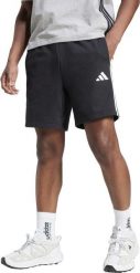 Spodenki męskie adidas Essential 3-Stripes French Terry czarne JE6414 2XL. Czarne krótkie spodenki sportowe męskie Adidas, m, bez wzorów. Za 225.41 zł.