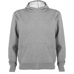 Bluza Z Kapturem Dla Dorosłych Unisex Montblanc Z Pełnym Zamkiem Błyskawicznym. Szare bluzy męskie ROLY, m, bez wzorów, z kapturem. Za 135.99 zł.