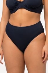 Damskie Figi od bikini możliwość różnych kombinacji UPF 20+. Czarne bikini damskie Ulla Popken, plus size, bez wzorów, plus size. Za 91.99 zł.