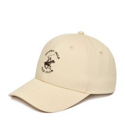 Czapka z daszkiem Beverly Hills Polo Club. Brązowe czapki i kapelusze damskie Beverly Hills Polo Club, bez wzorów. Za 79.99 zł.