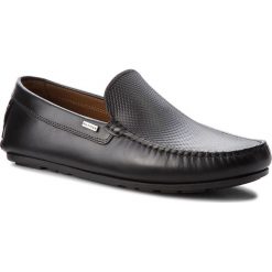 Mokasyny TOMMY HILFIGER - Embossed Leather Mix FM0FM01906 Black 990. Czarne mokasyny męskie Tommy Hilfiger, ze skóry. W wyprzedaży za 479.00 zł.