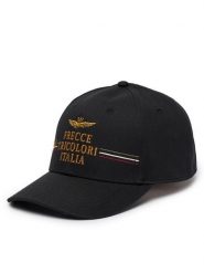 Aeronautica Militare Czapka z daszkiem 262HA1266UCT02261 Czarny. Czarne rękawiczki męskie Aeronautica Militare, bez wzorów, z bawełny. Za 214.99 zł.