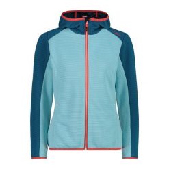 Bluza damska z kapturem CMP. Czerwone bluzy damskie CMP, l, bez wzorów, z materiału, z kapturem. Za 397.75 zł.