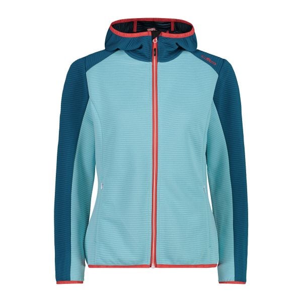 Bluza damska z kapturem CMP. Czerwone bluzy damskie CMP, l, bez wzorów, z materiału, z kapturem. Za 312.50 zł.