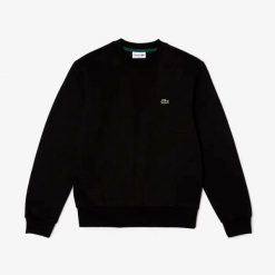 Bluza Lacoste. Czarne bluzy męskie Lacoste, m, bez wzorów, z bawełny, bez kaptura. Za 514.95 zł.