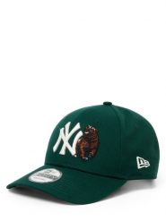 New Era Czapka z daszkiem dla mężczyzn Mężczyźni Bawełna zielony, ONE SIZE. Zielone czapki i kapelusze męskie New Era, bez wzorów, z bawełny, klasyczne. Za 159.95 zł.