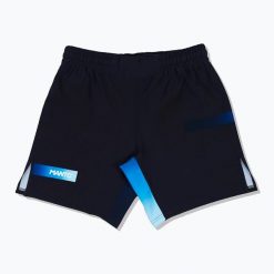 Spodenki treningowe męskie MANTO Crystal. Czarne krótkie spodenki sportowe męskie Manto, m, bez wzorów, z elastanu, na fitness i siłownię. Za 139.99 zł.