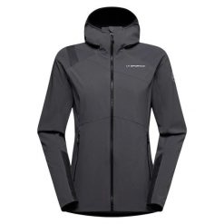 Damska kurtka z kapturem La Sportiva Aequilibrium Speed. Szare kurtki damskie La Sportiva, m, bez wzorów, z softshellu, z kapturem. Za 723.50 zł.