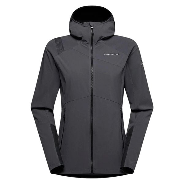 Damska kurtka z kapturem La Sportiva Aequilibrium Speed. Szare kurtki damskie La Sportiva, m, bez wzorów, z softshellu, z kapturem. Za 723.50 zł.