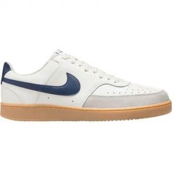 Buty do chodzenia męskie Nike Court Vision Lo. Białe buty sportowe męskie Nike, z materiału, bez zapięcia, do biegania, nike court. Za 453.00 zł.