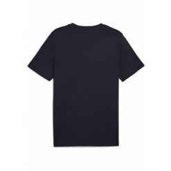 Młodzieżowa koszulka Essentials 2 Colour z małym logo No. 1 PUMA New Navy Blue. Niebieskia buty sportowe męskie Puma, m, bez wzorów, bez kołnierzyka, bez ramiączek. W wyprzedaży za 69.00 zł.