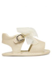 Mayoral Sandały 9084.44 Złoty. Żółte sandały dziewczęce Mayoral, ze skóry, bez zapięcia. Za 89.99 zł.