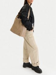 G-Star Raw Torebka C-LDA8559 Beżowy. Brązowe torebki do ręki damskie G-Star Raw, bez wzorów, z materiału, retro, bez dodatków. Za 229.99 zł.